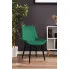 Zielone tapicerowane krzesło Agno