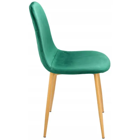 zielone aksamitne krzesło Liam