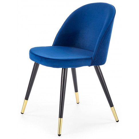 Zdjęcie produktu Krzesło tapicerowane Noxin - niebieskie.