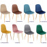kolory tapicerowanego krzesła z pikowanym tyłem Liam