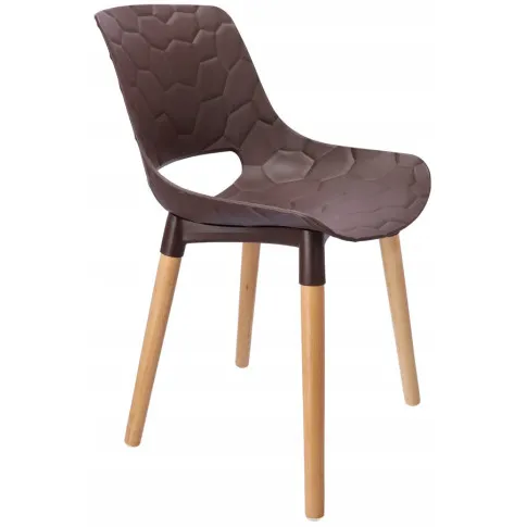 brązowe krzesło do salonu nowoczesnego Erol