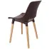 brązowe krzesło kuchenne Erol