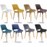 kolory nowoczesnego krzesła z designerskim siedziskiem Erol