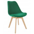 Zielone skandynawskie krzesło Anio