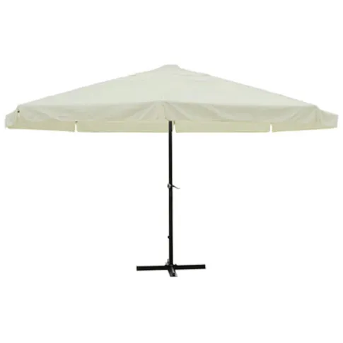 Biały parasol ogrodowy Glider