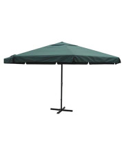 Zielony parasol aluminiowy z podstawą - Glider w sklepie Edinos.pl