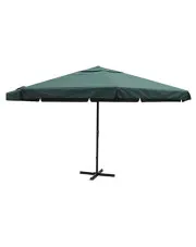 Zielony parasol aluminiowy z podstawą - Glider w sklepie Edinos.pl