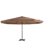 Beżowy parasol ogrodowy - Glider