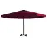 Bordowy parasol ogrodowy Glider