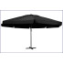 Czarny parasol ogrodowy z podstawą Glider