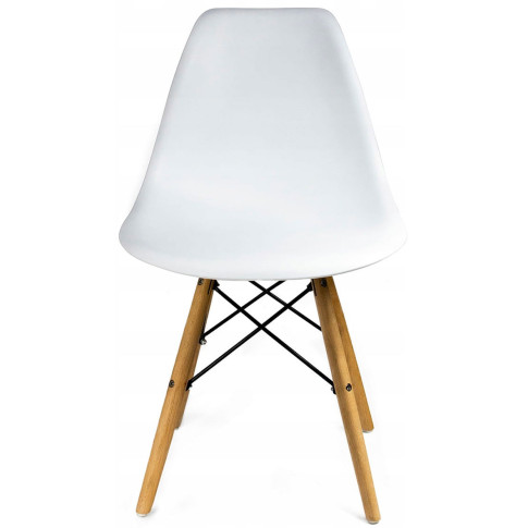 białe krzesło kuchenne w stylu skandynawskim Huso 3X