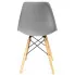 szare krzesło kuchenne skandynawskie Huso 3X