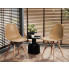 beżowe krzesło kuchenne minimalistyczne Huso 3X wizualizacja