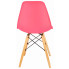 różowe krzesło skandynawskie do salonu jadalni kuchni Huso 3X