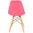 różowe krzesło skandynawskie do salonu jadalni kuchni Huso 3X