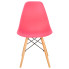 różowe krzesło w stylu skandynawskim Huso 3X
