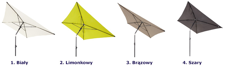 Kolory parasola do ogrodu Pevo