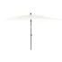 Kremowy prostokątny parasol ogrodowy Pevo