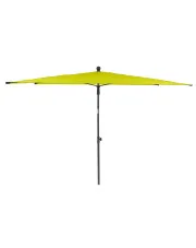 Limonkowy prostokątny parasol balkonowy - Pevo w sklepie Edinos.pl