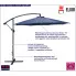 Granatowy parasol ogrodowy duży Reston