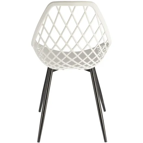 biale krzeslo nowoczesne do kuchni kifo 4x