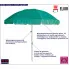 Błękitny parasol ogrodowy Solus