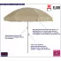 Beżowy duży parasol ogrodowy Solus