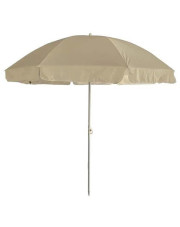 Beżowy duży parasol ogrodowy - Solus w sklepie Edinos.pl