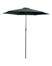 Zielony okrągły parasol ogrodowy - Apix w sklepie Edinos.pl