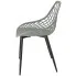szare krzesło ażurowe Kifo 4X