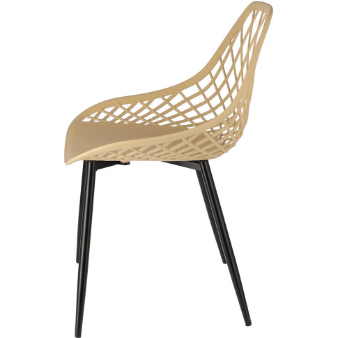 ażurowe krzesło balkonowe metalowe Kifo 3X