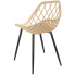 beżowe krzesło ażurowe tarasowe Kifo 4X