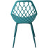 ażurowe morskie krzesło ogrodowe Kifo 5X