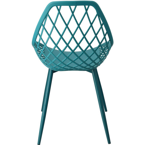 ażurowe morskie krzesło ogrodowe Kifo 5X