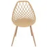 ażurowe beżowe krzesło kuchenne Kifo 5X
