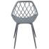 szare krzesło metalowe Kifo 5X