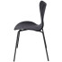 czarne krzesło metalowe minimalistyczne Bico