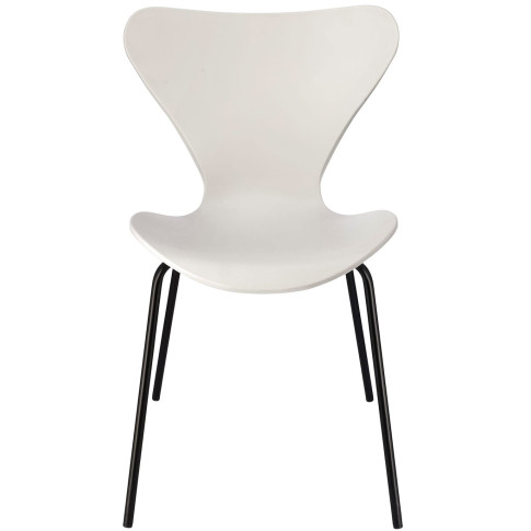białe krzesło kuchenne minimalistyczne Bico