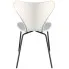 białe krzesło metalowe do stołu jadalni Bico