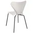 białe metalowe krzesło kuchenne nowoczesne Bico