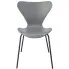szare krzesło metalowe do nowoczesnej kuchni Bico