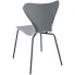 szare metalowe krzesło kuchenne Bico
