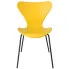 żółte krzesło do nowoczesnej jadalni Bico