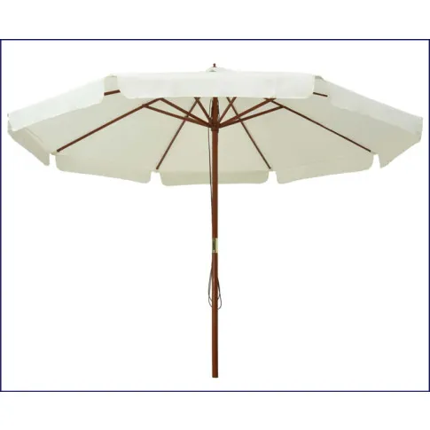 Parasol do ogrodu Karcheros w kolorze piaskowa biel