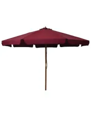 Burgundowy parasol ogrodowy - Karcheros w sklepie Edinos.pl