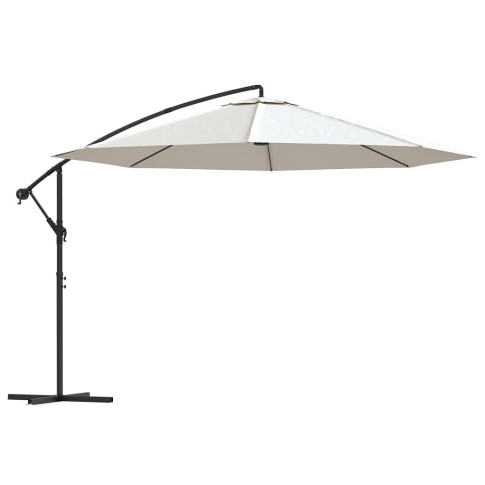 Biały parasol ogrodowy Solace