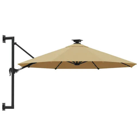 Parasol ścienny Shade kolor taupe