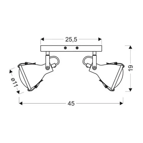 Loftowa lampa sufitowa V095-Supremi