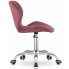 aksamitne pikowane krzesło obrotowe Renes 4X