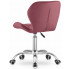 ciemny różowy fotel obrotowy do biurka Renes 4X